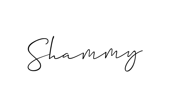 Shammy stylish signature style. Best Handwritten Sign (Allison_Script) for my name. Handwritten Signature Collection Ideas for my name Shammy. Shammy signature style 2 images and pictures png