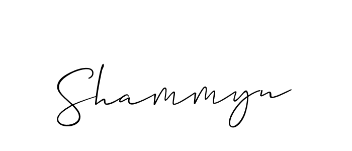 Shammyn stylish signature style. Best Handwritten Sign (Allison_Script) for my name. Handwritten Signature Collection Ideas for my name Shammyn. Shammyn signature style 2 images and pictures png