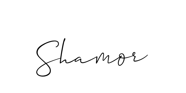 You should practise on your own different ways (Allison_Script) to write your name (Shamor) in signature. don't let someone else do it for you. Shamor signature style 2 images and pictures png