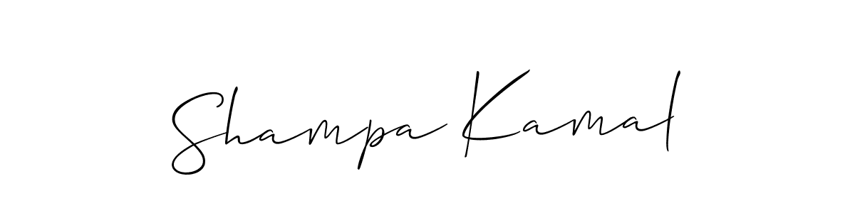 Once you've used our free online signature maker to create your best signature Allison_Script style, it's time to enjoy all of the benefits that Shampa Kamal name signing documents. Shampa Kamal signature style 2 images and pictures png