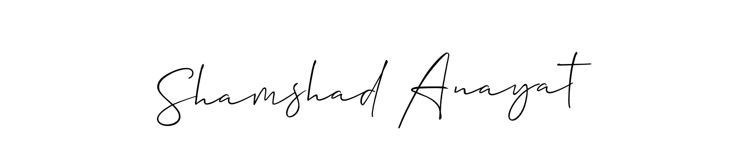 Here are the top 10 professional signature styles for the name Shamshad Anayat. These are the best autograph styles you can use for your name. Shamshad Anayat signature style 2 images and pictures png