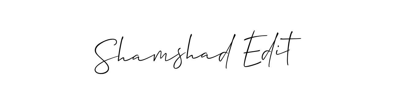 Once you've used our free online signature maker to create your best signature Allison_Script style, it's time to enjoy all of the benefits that Shamshad Edit name signing documents. Shamshad Edit signature style 2 images and pictures png