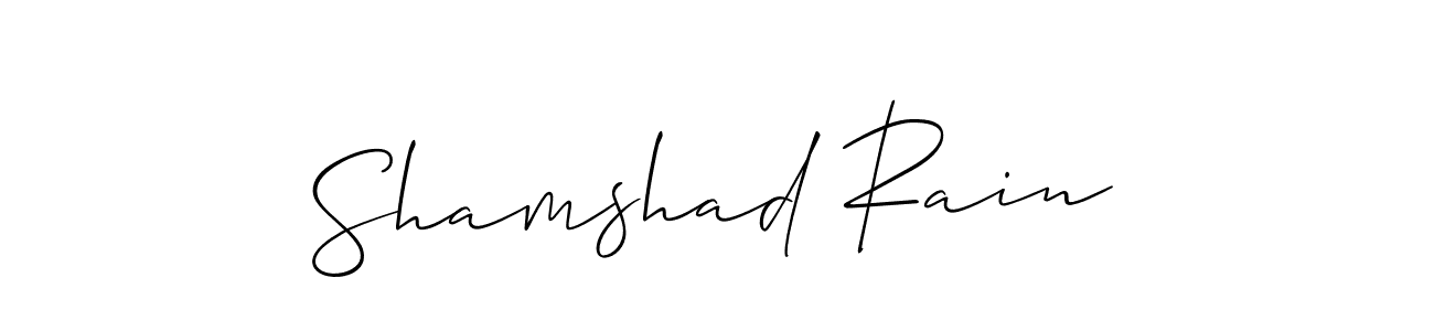 Make a beautiful signature design for name Shamshad Rain. Use this online signature maker to create a handwritten signature for free. Shamshad Rain signature style 2 images and pictures png