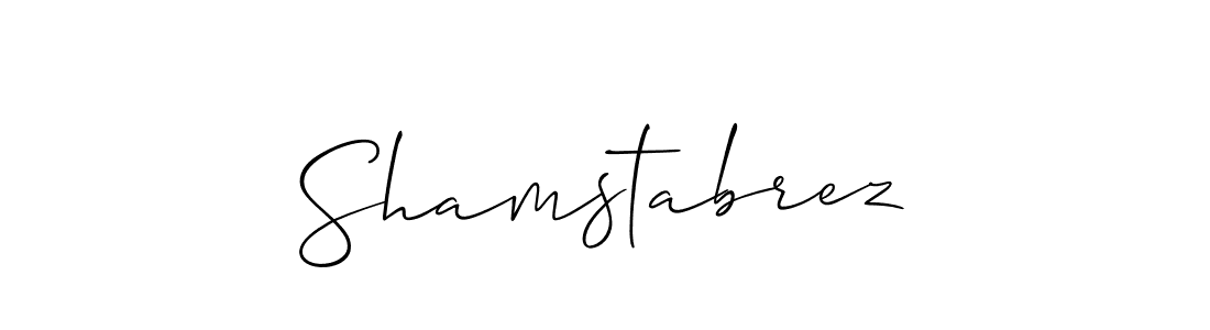 See photos of Shamstabrez official signature by Spectra . Check more albums & portfolios. Read reviews & check more about Allison_Script font. Shamstabrez signature style 2 images and pictures png