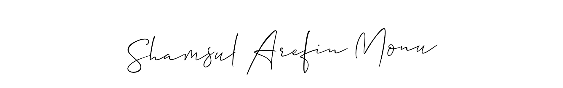 Best and Professional Signature Style for Shamsul Arefin Monu. Allison_Script Best Signature Style Collection. Shamsul Arefin Monu signature style 2 images and pictures png