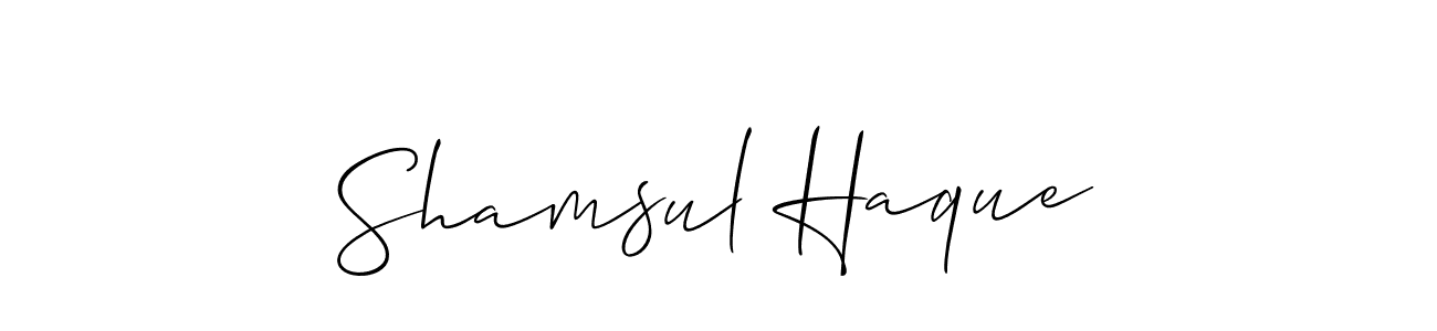 Make a beautiful signature design for name Shamsul Haque. Use this online signature maker to create a handwritten signature for free. Shamsul Haque signature style 2 images and pictures png