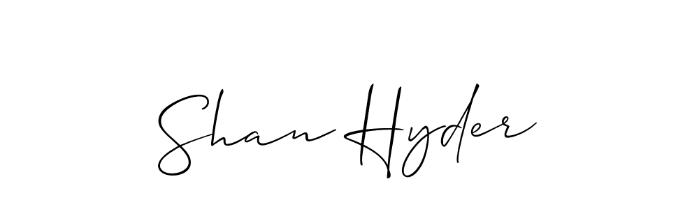 Once you've used our free online signature maker to create your best signature Allison_Script style, it's time to enjoy all of the benefits that Shan Hyder name signing documents. Shan Hyder signature style 2 images and pictures png