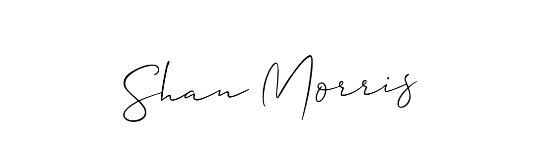 Also You can easily find your signature by using the search form. We will create Shan Morris name handwritten signature images for you free of cost using Allison_Script sign style. Shan Morris signature style 2 images and pictures png