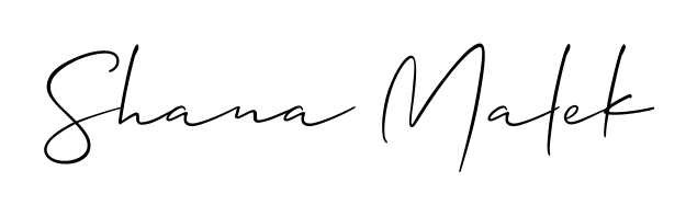 Designed for modern professionals: Shana Malek name signature crafted with Allison_Script script. Ready for digital PDF workflows. Shana Malek signature style 2 images and pictures png
