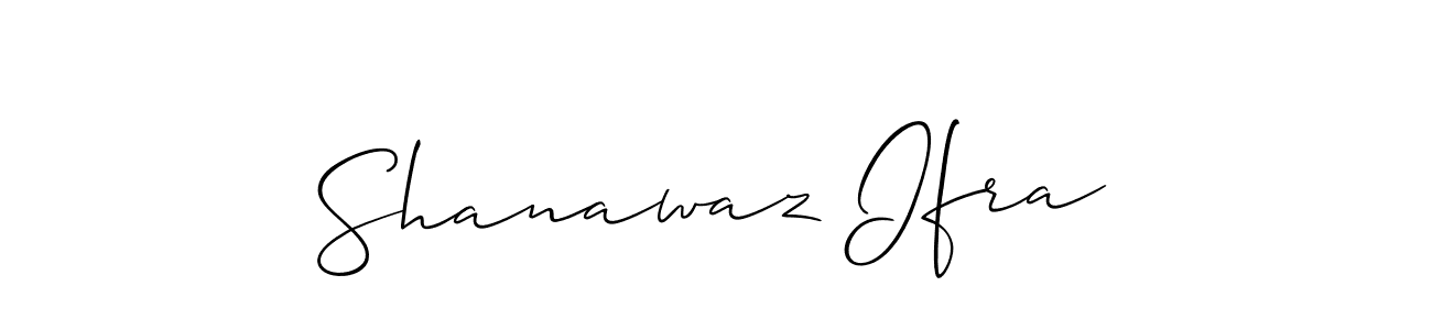 How to Draw Shanawaz Ifra signature style? Allison_Script is a latest design signature styles for name Shanawaz Ifra. Shanawaz Ifra signature style 2 images and pictures png