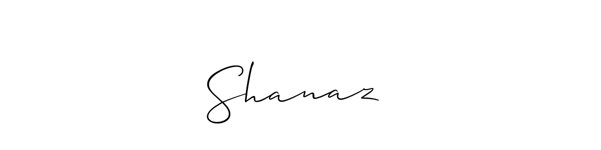 Make a short Shanaz❣️ signature style. Manage your documents anywhere anytime using Allison_Script. Create and add eSignatures, submit forms, share and send files easily. Shanaz❣️ signature style 2 images and pictures png