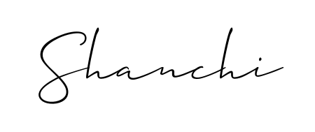 A classic penmanship look for Shanchi. The Allison_Script font brings timeless elegance and confidence to every signed document. Shanchi signature style 2 images and pictures png