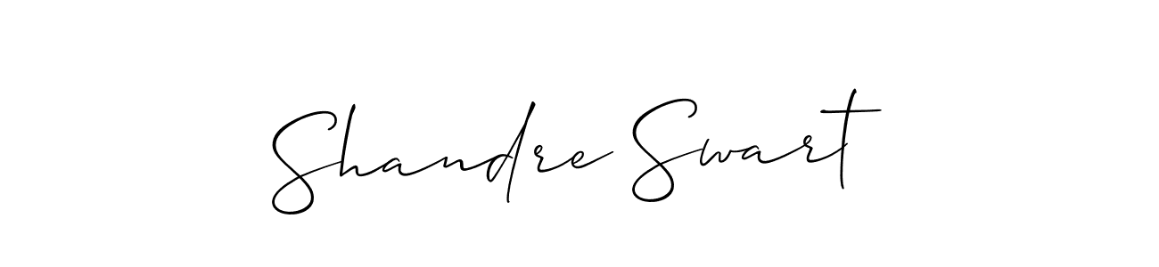 Create a beautiful signature design for name Shandre Swart. With this signature (Allison_Script) fonts, you can make a handwritten signature for free. Shandre Swart signature style 2 images and pictures png