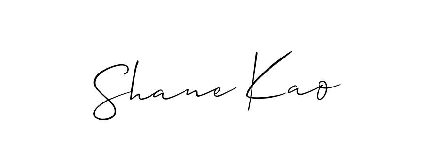 Best and Professional Signature Style for Shane Kao. Allison_Script Best Signature Style Collection. Shane Kao signature style 2 images and pictures png