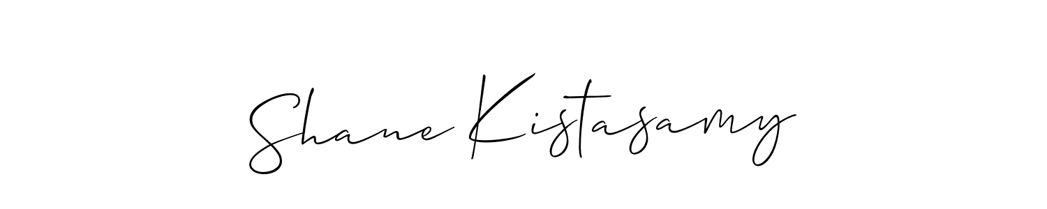 How to make Shane Kistasamy signature? Allison_Script is a professional autograph style. Create handwritten signature for Shane Kistasamy name. Shane Kistasamy signature style 2 images and pictures png