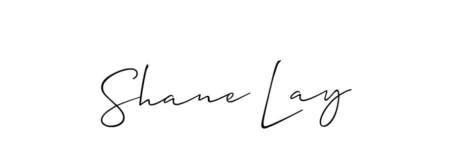 Design your own signature with our free online signature maker. With this signature software, you can create a handwritten (Allison_Script) signature for name Shane Lay. Shane Lay signature style 2 images and pictures png