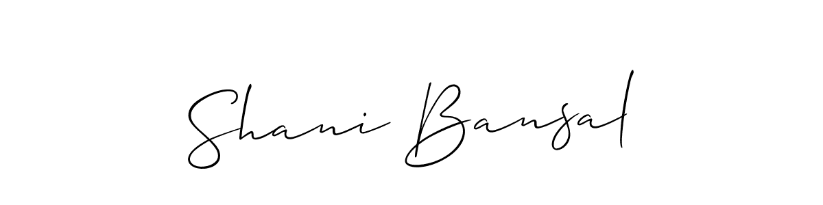 This is the best signature style for the Shani Bansal name. Also you like these signature font (Allison_Script). Mix name signature. Shani Bansal signature style 2 images and pictures png