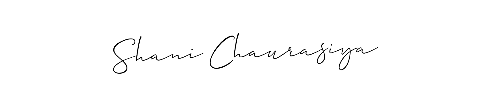 How to Draw Shani Chaurasiya signature style? Allison_Script is a latest design signature styles for name Shani Chaurasiya. Shani Chaurasiya signature style 2 images and pictures png