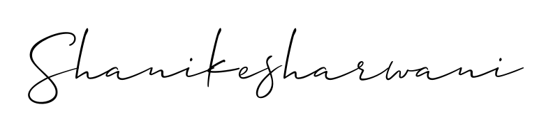 Use a signature maker to create a handwritten signature online. With this signature software, you can design (Allison_Script) your own signature for name Shanikesharwani. Shanikesharwani signature style 2 images and pictures png
