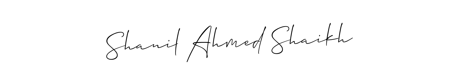 See photos of Shanil Ahmed Shaikh official signature by Spectra . Check more albums & portfolios. Read reviews & check more about Allison_Script font. Shanil Ahmed Shaikh signature style 2 images and pictures png