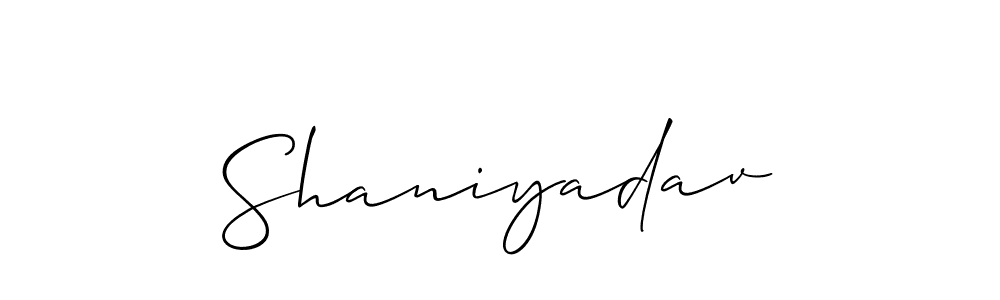 Similarly Allison_Script is the best handwritten signature design. Signature creator online .You can use it as an online autograph creator for name Shaniyadav. Shaniyadav signature style 2 images and pictures png