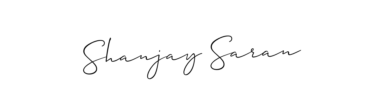 if you are searching for the best signature style for your name Shanjay Saran. so please give up your signature search. here we have designed multiple signature styles  using Allison_Script. Shanjay Saran signature style 2 images and pictures png