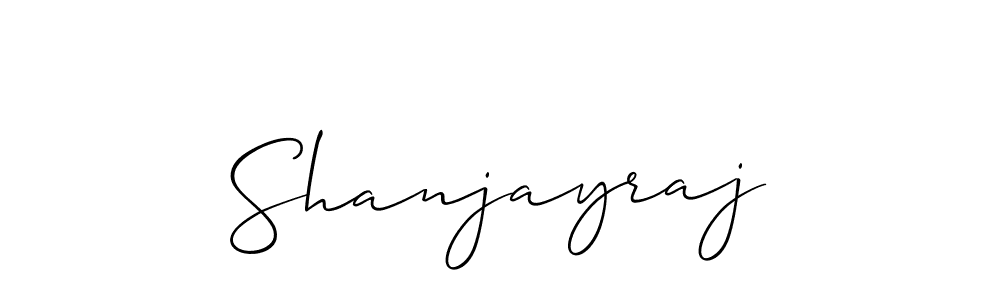 Also You can easily find your signature by using the search form. We will create Shanjayraj name handwritten signature images for you free of cost using Allison_Script sign style. Shanjayraj signature style 2 images and pictures png