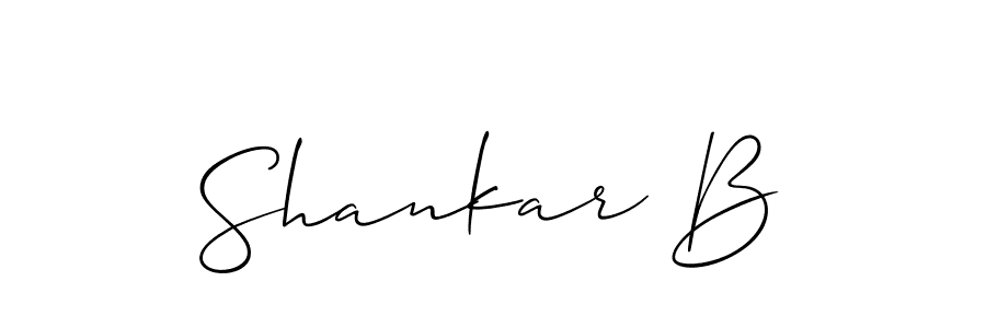 Best and Professional Signature Style for Shankar B. Allison_Script Best Signature Style Collection. Shankar B signature style 2 images and pictures png