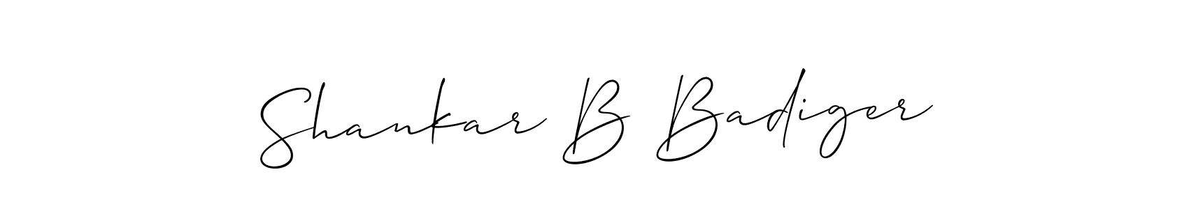 Make a beautiful signature design for name Shankar B Badiger. Use this online signature maker to create a handwritten signature for free. Shankar B Badiger signature style 2 images and pictures png
