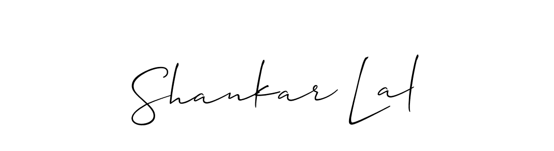 Use a signature maker to create a handwritten signature online. With this signature software, you can design (Allison_Script) your own signature for name Shankar Lal. Shankar Lal signature style 2 images and pictures png