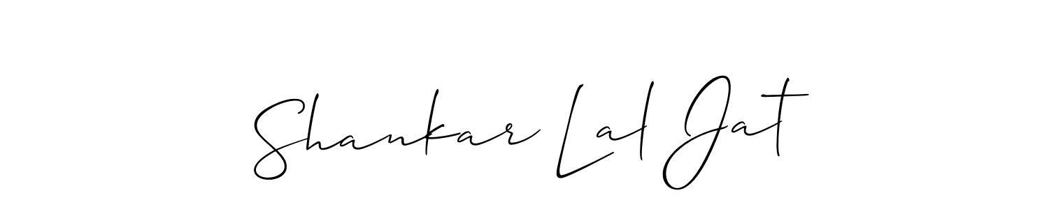 It looks lik you need a new signature style for name Shankar Lal Jat. Design unique handwritten (Allison_Script) signature with our free signature maker in just a few clicks. Shankar Lal Jat signature style 2 images and pictures png