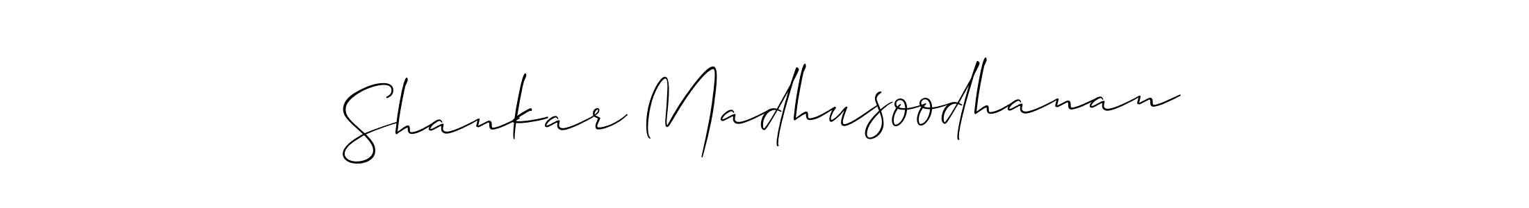 You should practise on your own different ways (Allison_Script) to write your name (Shankar Madhusoodhanan) in signature. don't let someone else do it for you. Shankar Madhusoodhanan signature style 2 images and pictures png