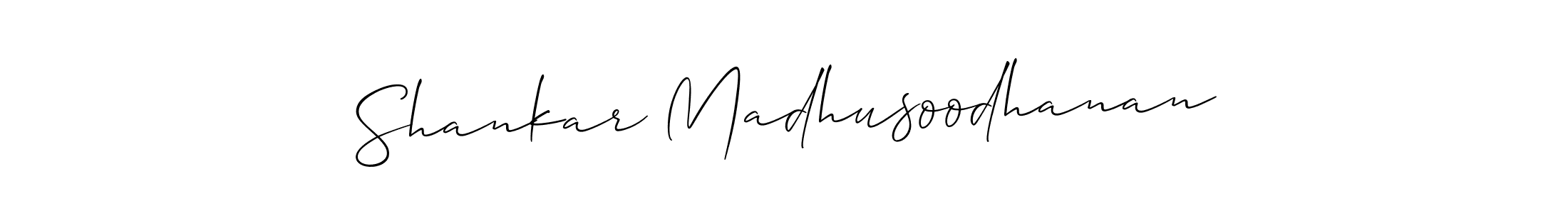 It looks lik you need a new signature style for name Shankar Madhusoodhanan. Design unique handwritten (Allison_Script) signature with our free signature maker in just a few clicks. Shankar Madhusoodhanan signature style 2 images and pictures png