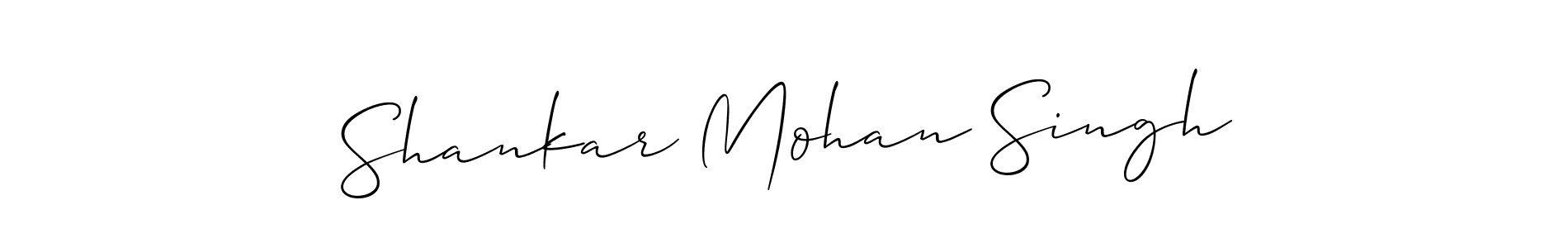 Shankar Mohan Singh stylish signature style. Best Handwritten Sign (Allison_Script) for my name. Handwritten Signature Collection Ideas for my name Shankar Mohan Singh. Shankar Mohan Singh signature style 2 images and pictures png