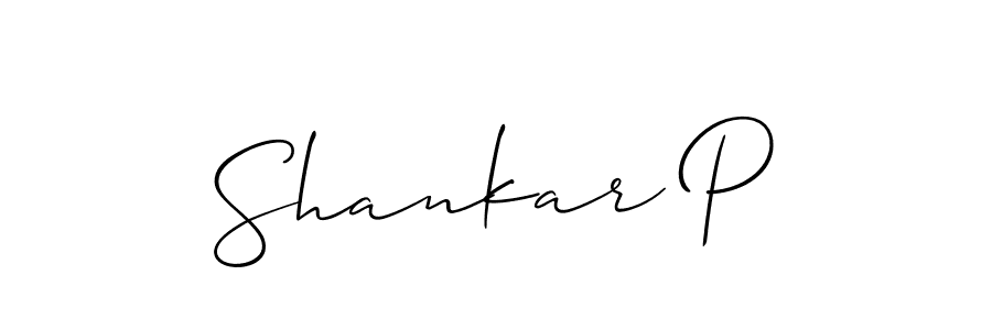 Shankar P stylish signature style. Best Handwritten Sign (Allison_Script) for my name. Handwritten Signature Collection Ideas for my name Shankar P. Shankar P signature style 2 images and pictures png