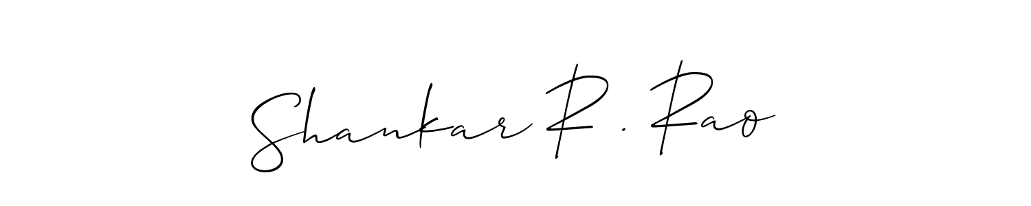 Similarly Allison_Script is the best handwritten signature design. Signature creator online .You can use it as an online autograph creator for name Shankar R . Rao. Shankar R . Rao signature style 2 images and pictures png