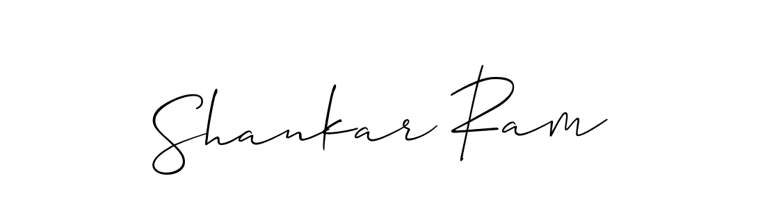 How to make Shankar Ram signature? Allison_Script is a professional autograph style. Create handwritten signature for Shankar Ram name. Shankar Ram signature style 2 images and pictures png