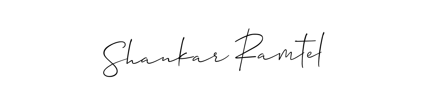 Best and Professional Signature Style for Shankar Ramtel. Allison_Script Best Signature Style Collection. Shankar Ramtel signature style 2 images and pictures png