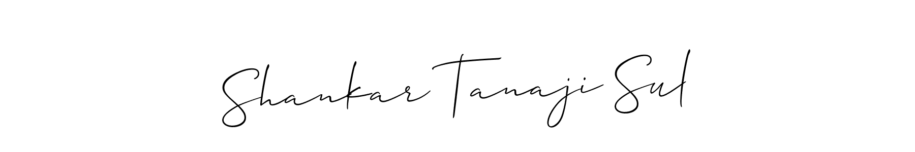 How to make Shankar Tanaji Sul signature? Allison_Script is a professional autograph style. Create handwritten signature for Shankar Tanaji Sul name. Shankar Tanaji Sul signature style 2 images and pictures png