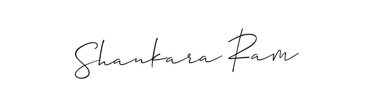 Use a signature maker to create a handwritten signature online. With this signature software, you can design (Allison_Script) your own signature for name Shankara Ram. Shankara Ram signature style 2 images and pictures png