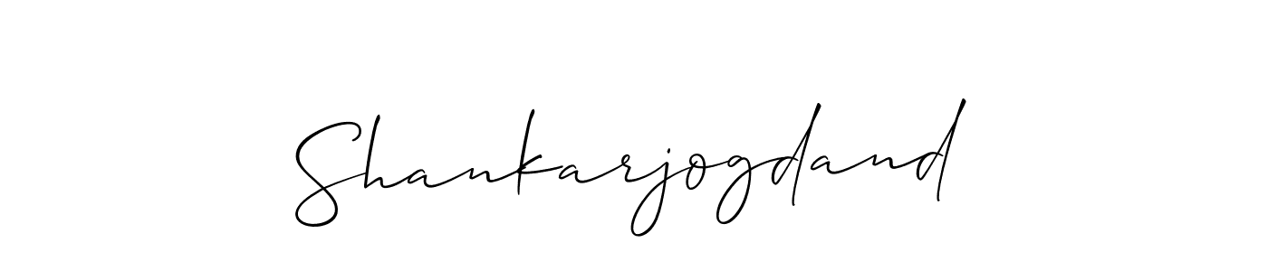 Once you've used our free online signature maker to create your best signature Allison_Script style, it's time to enjoy all of the benefits that Shankarjogdand name signing documents. Shankarjogdand signature style 2 images and pictures png