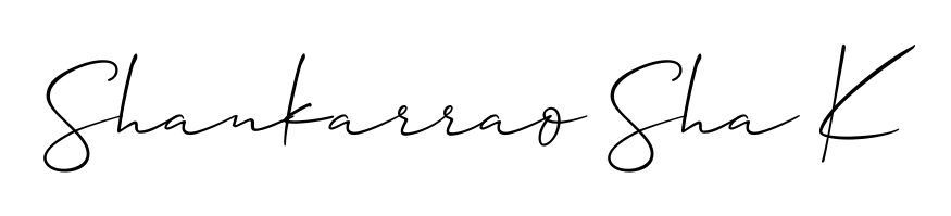Transform the name Shankarrao Sha K into a signature masterpiece using Allison_Script font. Ideal for photographers, artists, and creators looking for watermarks. Shankarrao Sha K signature style 2 images and pictures png