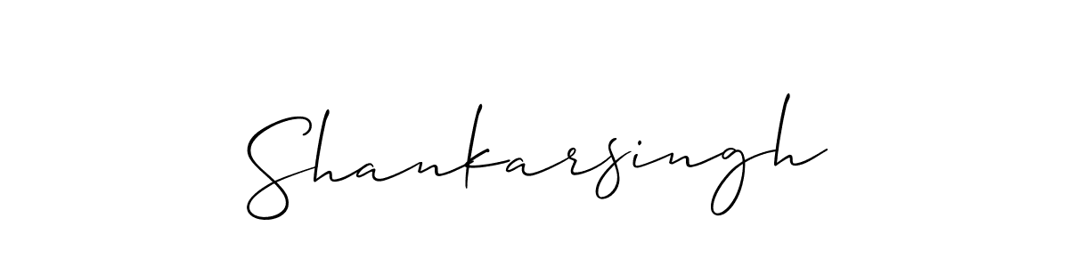 Create a beautiful signature design for name Shankarsingh. With this signature (Allison_Script) fonts, you can make a handwritten signature for free. Shankarsingh signature style 2 images and pictures png