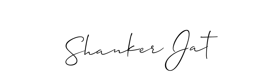 Shanker Jat stylish signature style. Best Handwritten Sign (Allison_Script) for my name. Handwritten Signature Collection Ideas for my name Shanker Jat. Shanker Jat signature style 2 images and pictures png