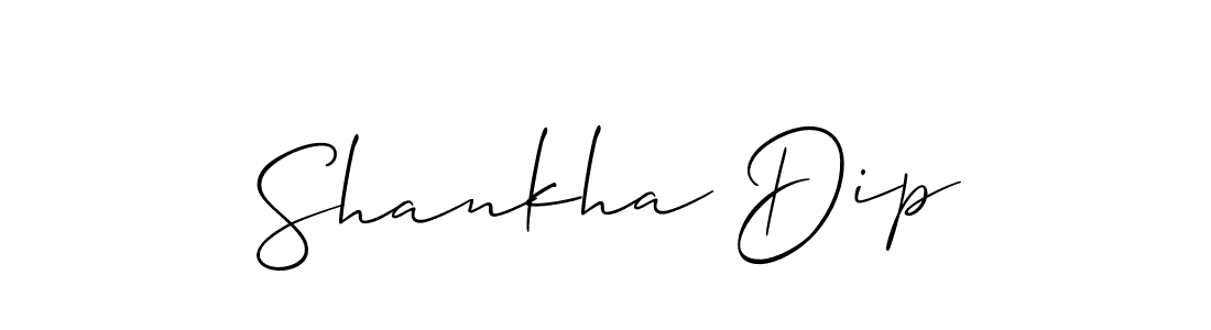 The best way (Allison_Script) to make a short signature is to pick only two or three words in your name. The name Shankha Dip include a total of six letters. For converting this name. Shankha Dip signature style 2 images and pictures png