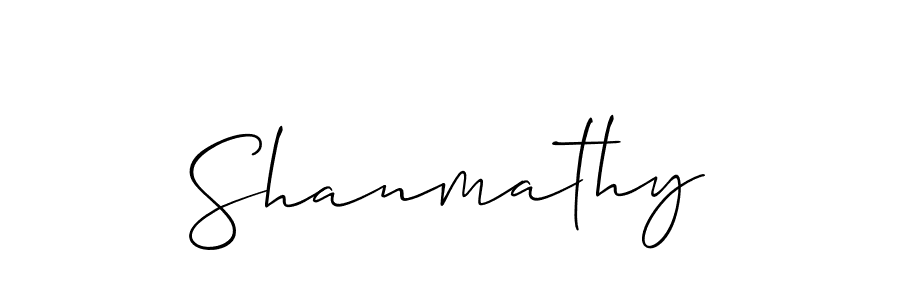 Once you've used our free online signature maker to create your best signature Allison_Script style, it's time to enjoy all of the benefits that Shanmathy name signing documents. Shanmathy signature style 2 images and pictures png