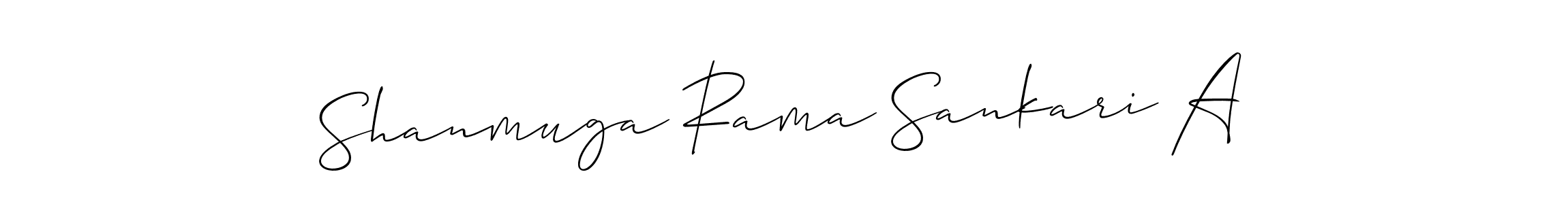 Make a beautiful signature design for name Shanmuga Rama Sankari A. Use this online signature maker to create a handwritten signature for free. Shanmuga Rama Sankari A signature style 2 images and pictures png