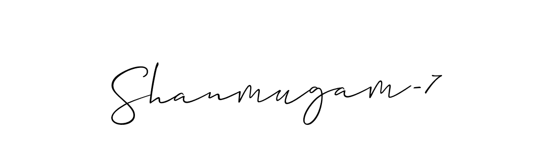 Similarly Allison_Script is the best handwritten signature design. Signature creator online .You can use it as an online autograph creator for name Shanmugam-7. Shanmugam-7 signature style 2 images and pictures png