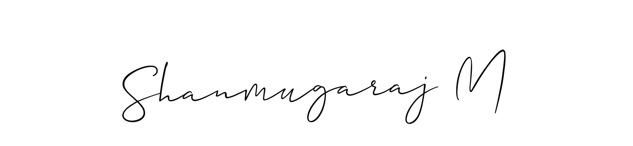 Make a beautiful signature design for name Shanmugaraj M. With this signature (Allison_Script) style, you can create a handwritten signature for free. Shanmugaraj M signature style 2 images and pictures png