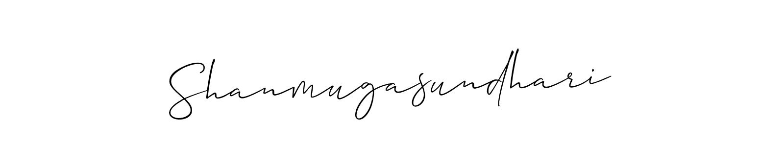 The best way (Allison_Script) to make a short signature is to pick only two or three words in your name. The name Shanmugasundhari include a total of six letters. For converting this name. Shanmugasundhari signature style 2 images and pictures png